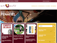 Tablet Screenshot of cm-penafiel.pt